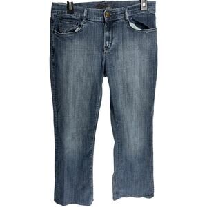 Foster Bootcut Jeans Women Size 8 Blue Denim Mid Rise Cotton Blend Rodeo Cowyboy